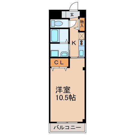 リバーサイド勝川の物件間取画像